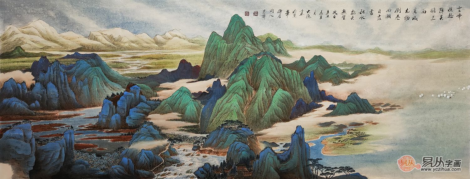 家居挂画 不容错过的山水佳作 带你领略格调家居