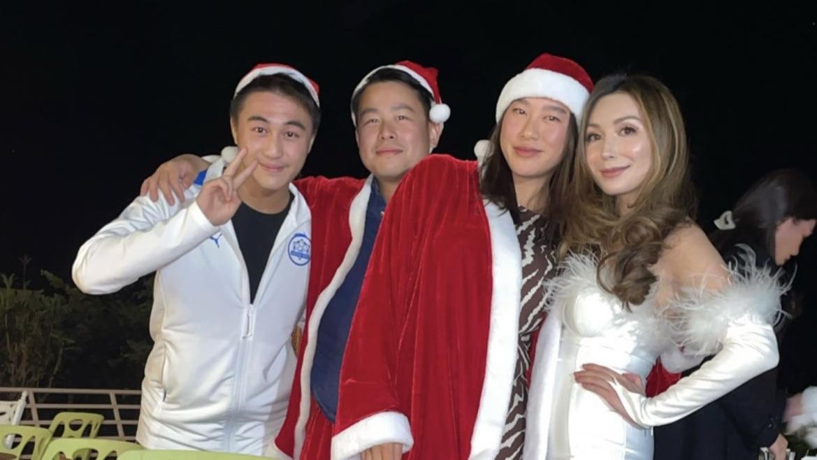 何猷君|赌王外孙女打扮清凉参加派对，与何猷君贴身合照，舅甥同龄感情好