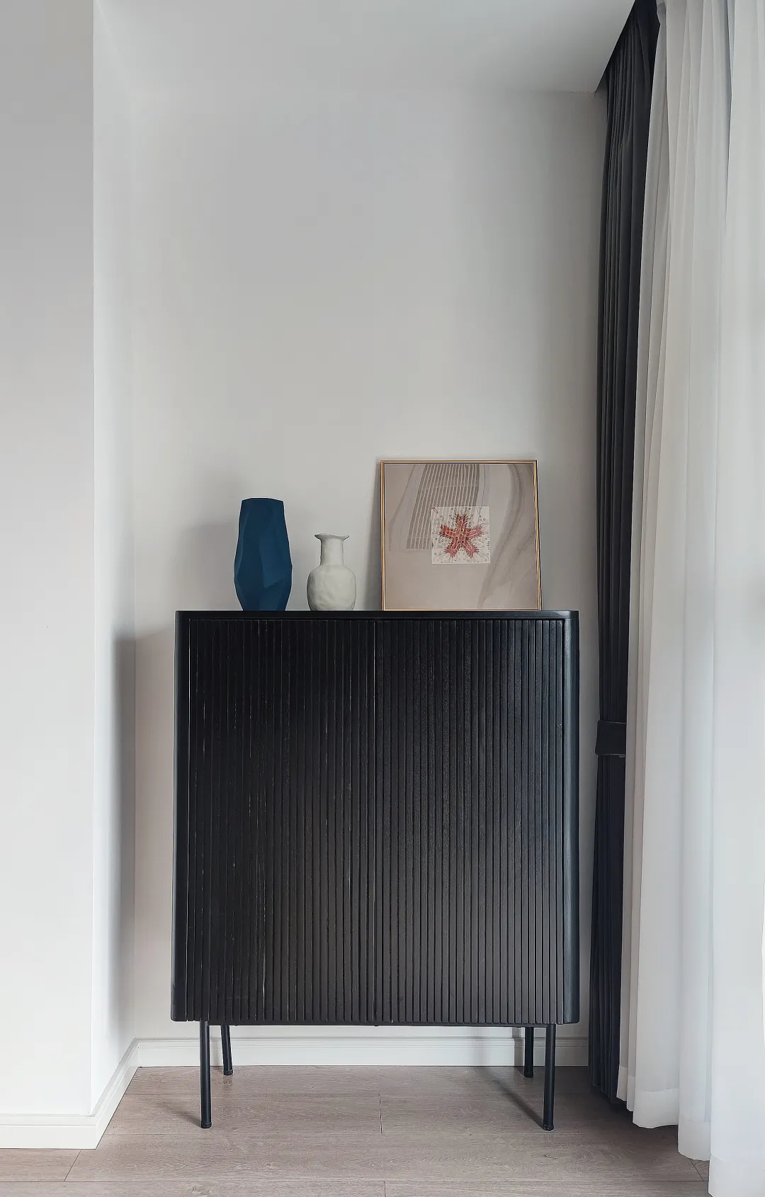 160㎡轻美式，自带氛围感的灰蓝色，营造浪漫的顶楼跃式！