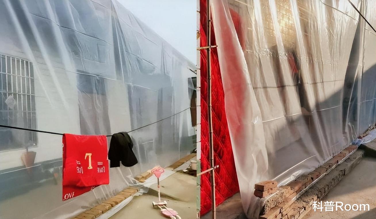 河南小伙用塑料布自制“保温房”,便宜好用,网友:小心中毒