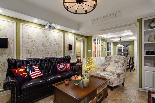 晒晒我家120㎡新房,电视背景墙你应该没见过,客厅立马高大上!