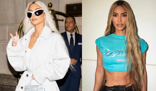 金·卡戴珊|金卡戴珊又染回金发!带娃看球赛化身成辣妈,无视前夫侃爷诋毁