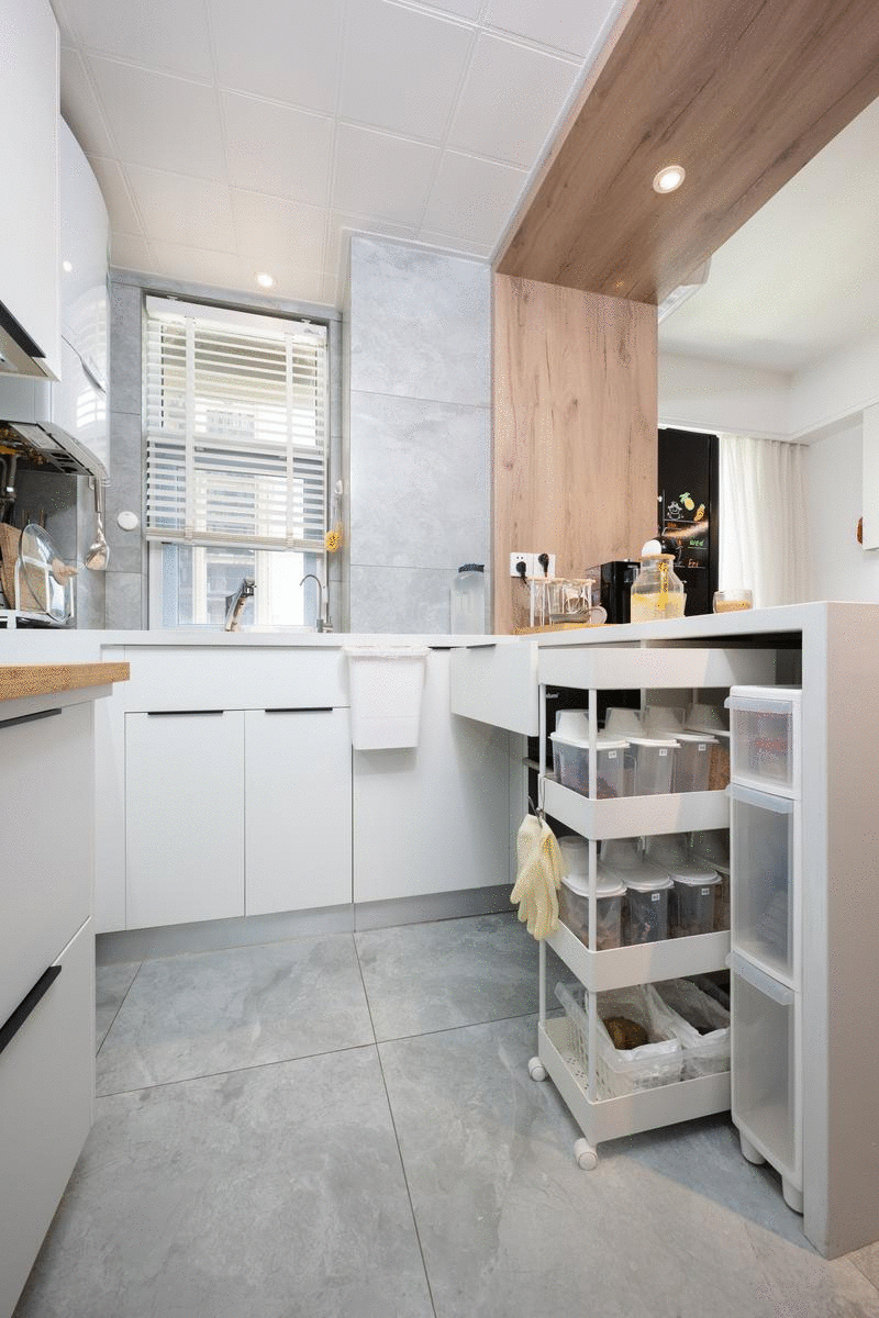 国潮新家丨97㎡极简风两居室,据说这个家两年都没乱~