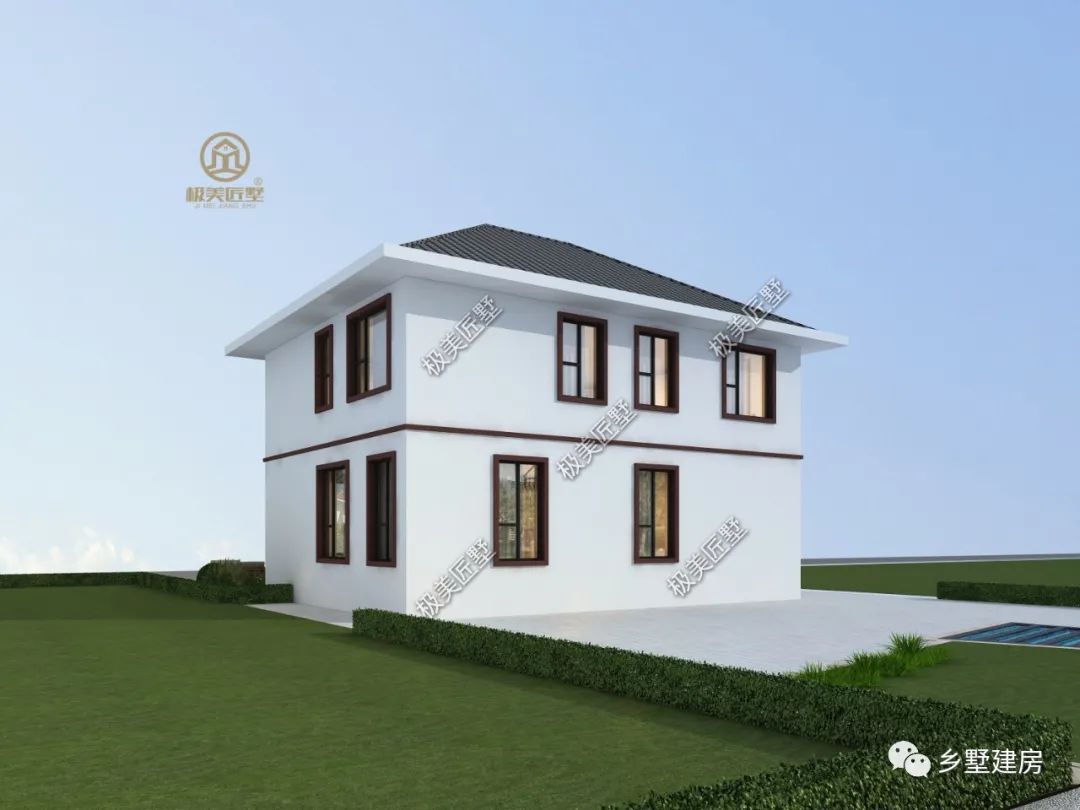 回村养老有了它,精致实用的二层小别墅,幸福指数满满