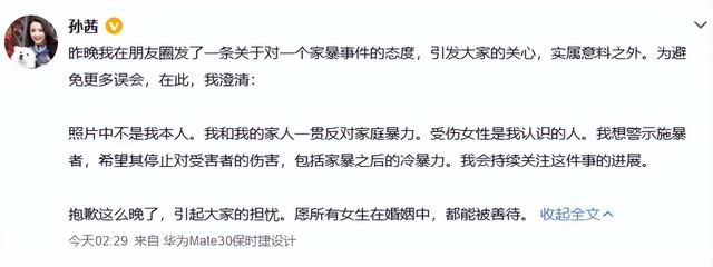 孙茜|《甄嬛传》中“槿汐”扮演者孙茜晒照疑孕期遭家暴