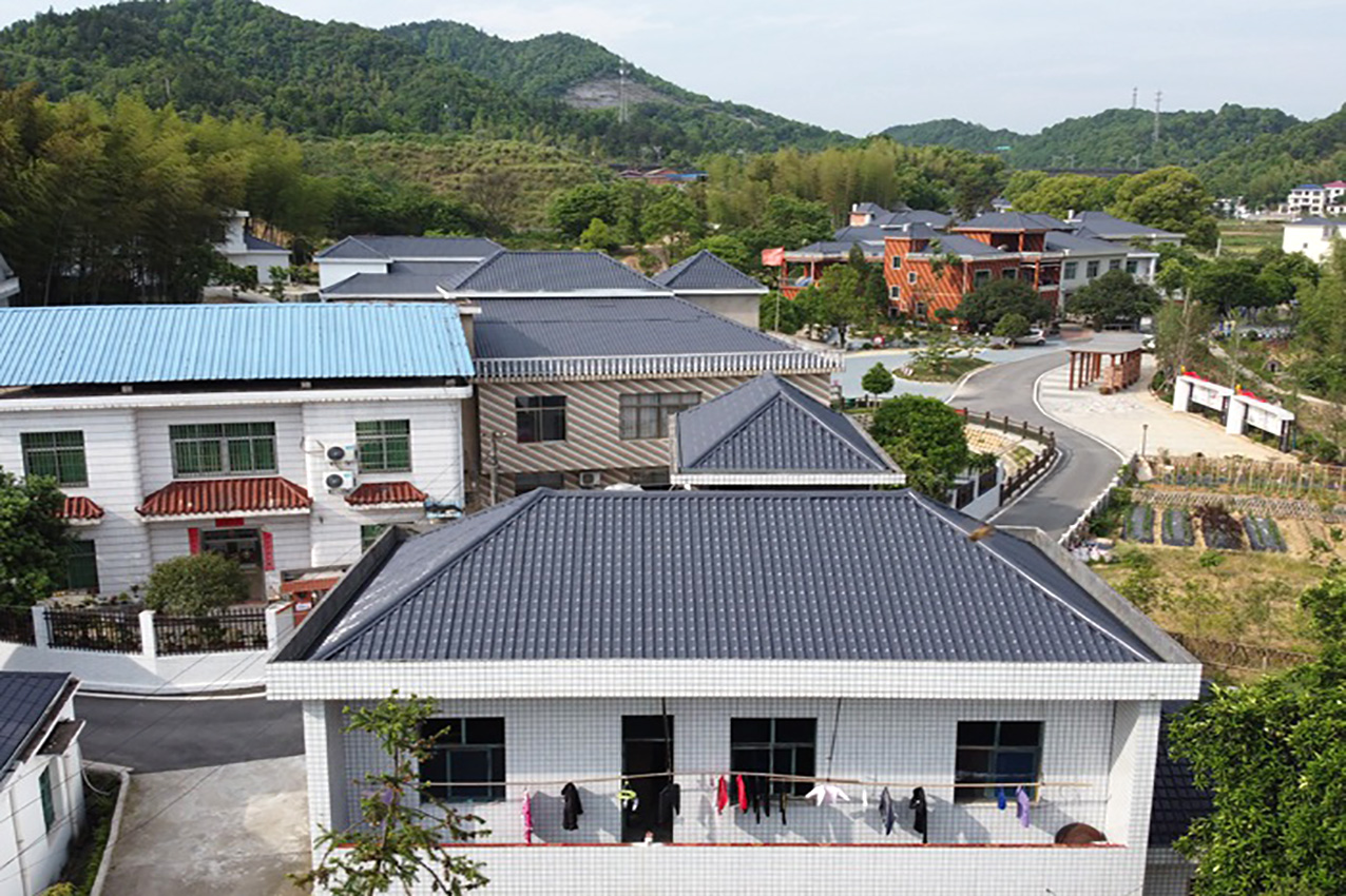 防水|钢结构+合成树脂瓦，隔热效果真的太好了，实用又省钱