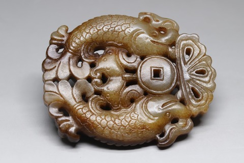 和田玉籽料|和田玉籽料“黑枣皮 年年有余”