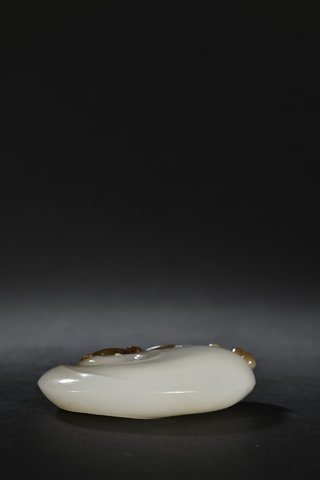 |和田玉如意形把玩件