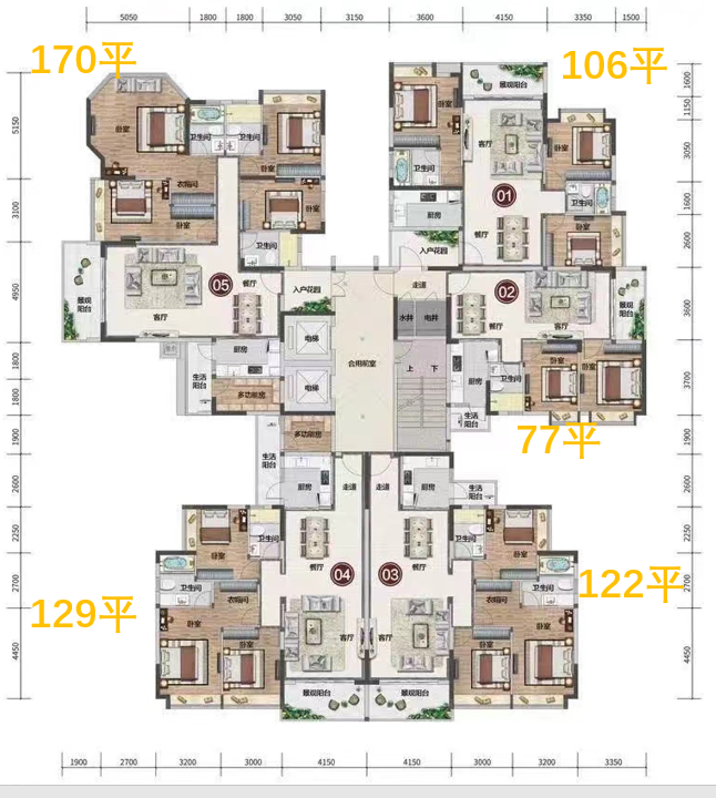 天河稀缺山居【慧源山庄】77-170㎡，总价400万现楼新房！