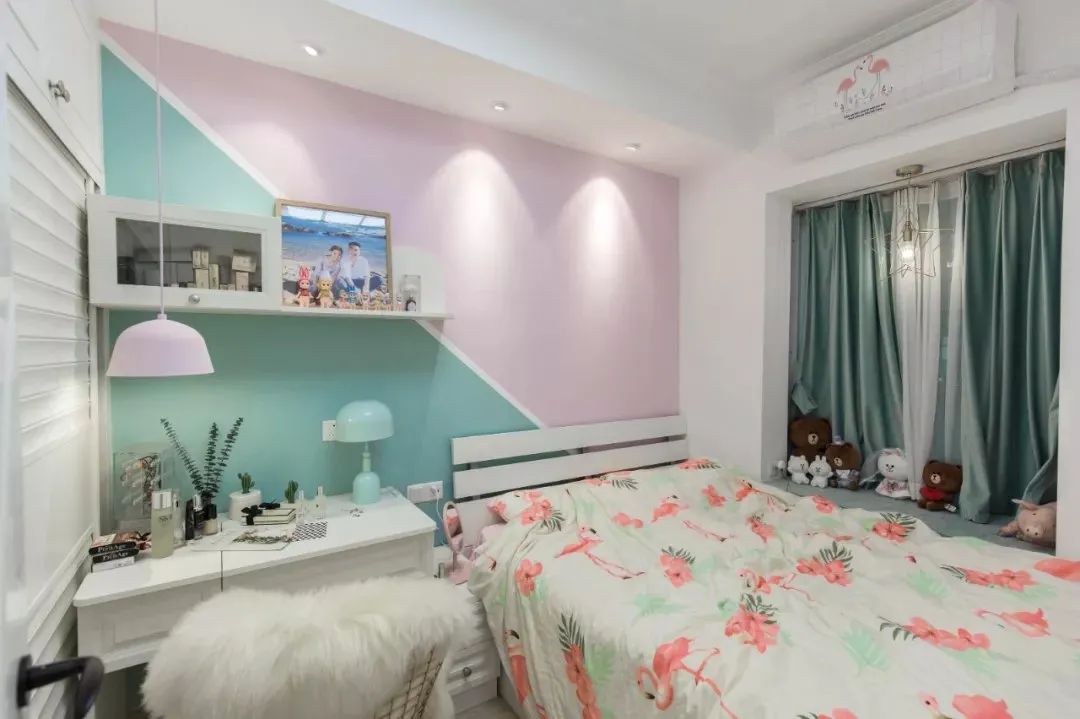 88㎡北欧风三居，衣帽间与书房都有，而且还有美观度与舒适性