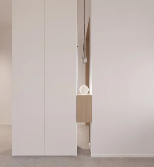 130平四室三厅简约原木设计,展现优雅品质