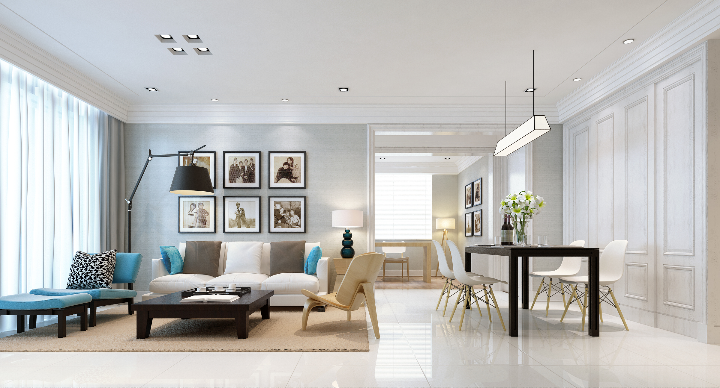 幸遇你，现代简约北欧风