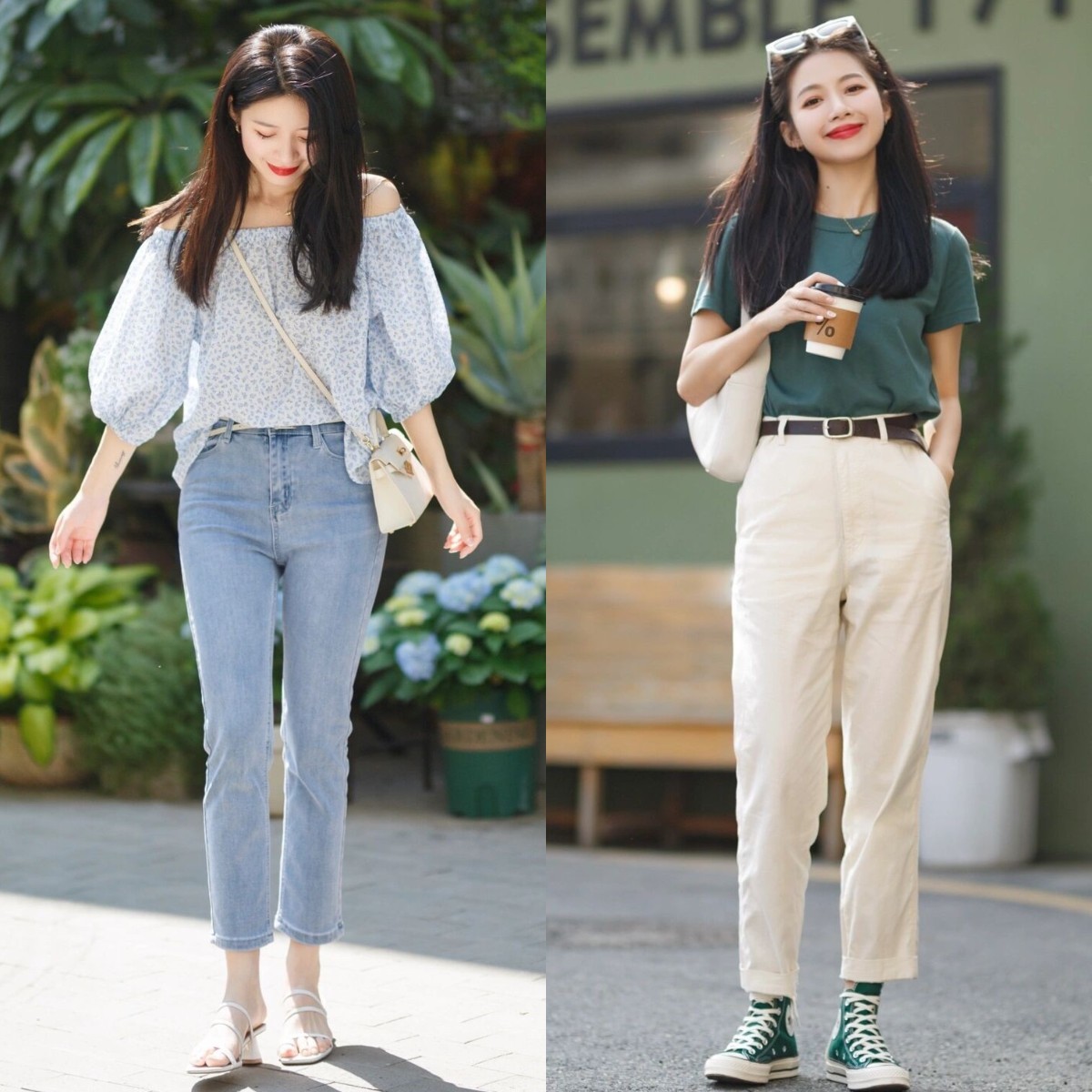 身高不足160的女生，裤子尽量不要选这3个“长度”，否则显矮显胖