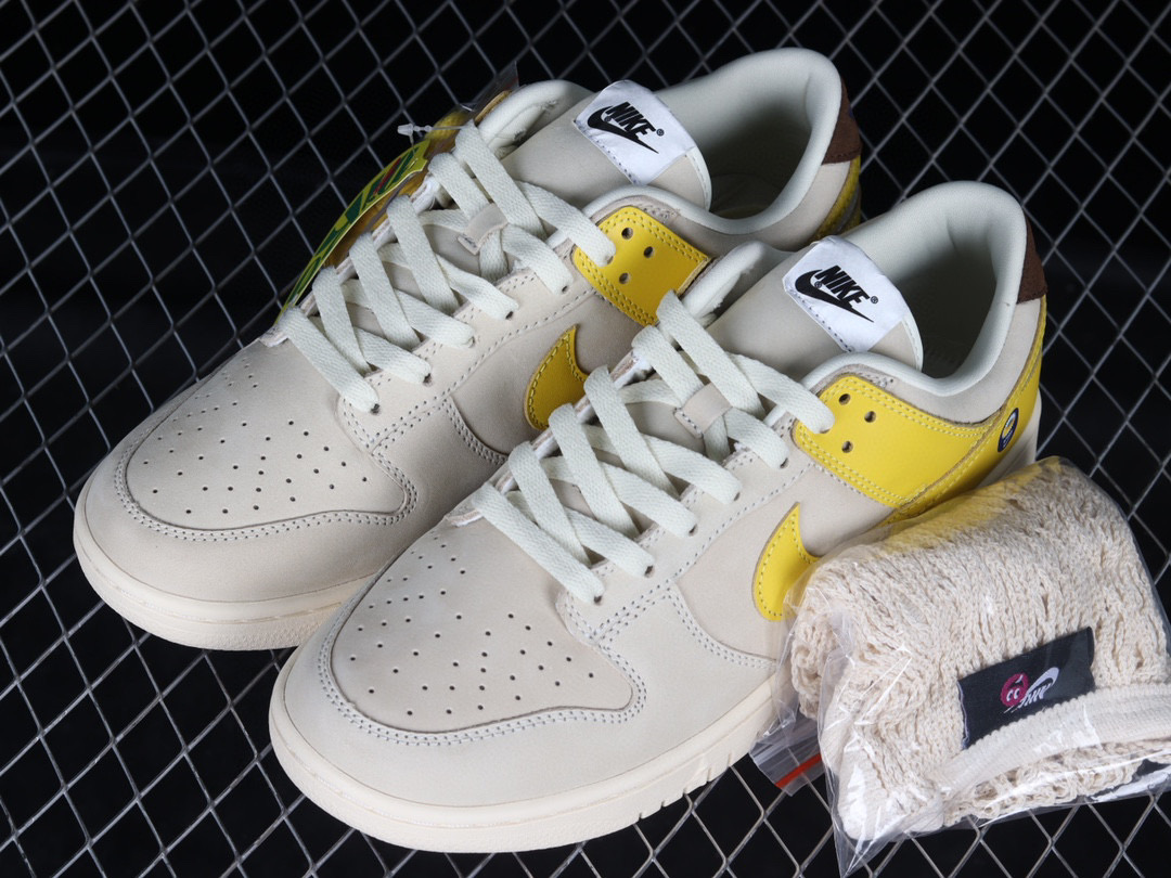 Nk Dunk Low \"Banana”香蕉配色 SB扣碎篮板时尚休闲板鞋