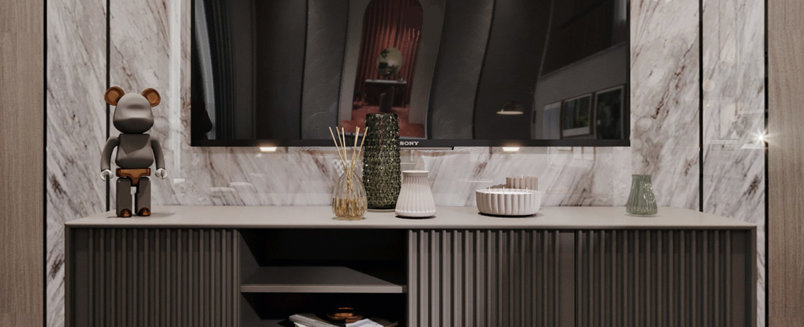 【别墅装饰】350㎡现代简约风格别墅装修,层次分明的高级住宅!