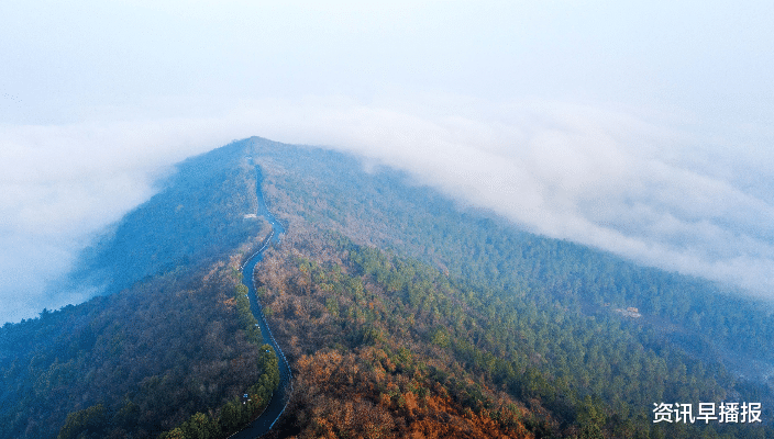 苏州|阳光揭去漫天睡意，唤醒四方八隅明霞，苏州光福冬日清晨拉开帷幕