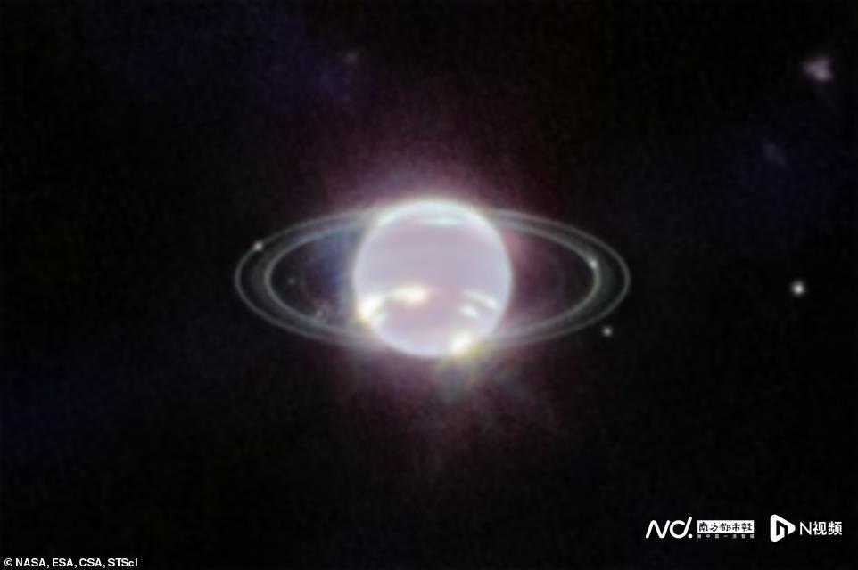 韦伯拍到30多年来,最清晰海王星星环图像,细节令人难以置信