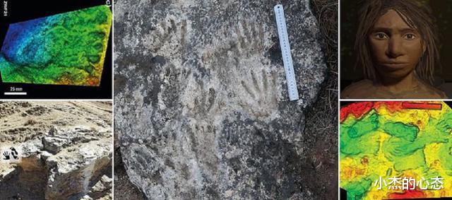 青藏高原发现22.6万年前的手印，坚硬石板上清晰可见，是谁留下的