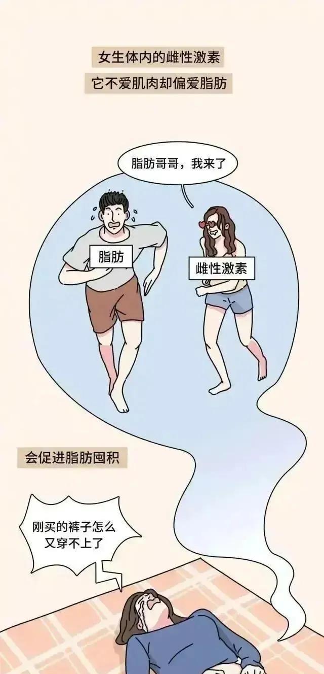 面条 大腿上的肉为何减不掉？腿粗的女孩可了解