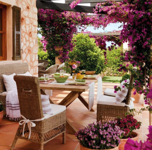 买一楼带院子的房子,栽种各种花草果蔬,这样的生活太精致了