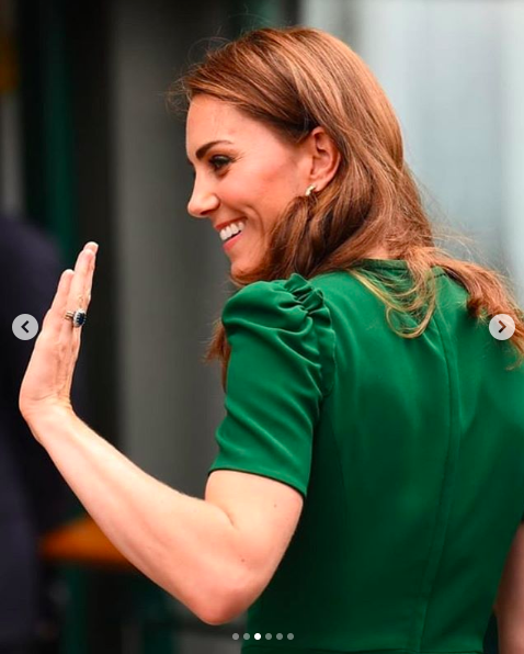 尊龙|王室妯娌三姐妹温网网球赛同台，梅根惨被凯特姐妹夹攻衣品惨败