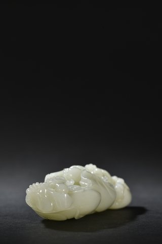 翡翠|和田玉籽料寿仙翁祝寿摆件