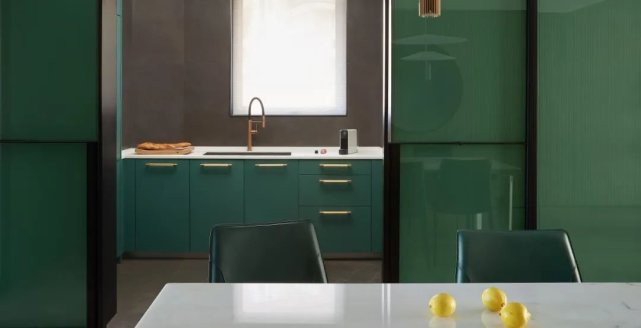 130平清新简约风三居室,绿色的高级应用!