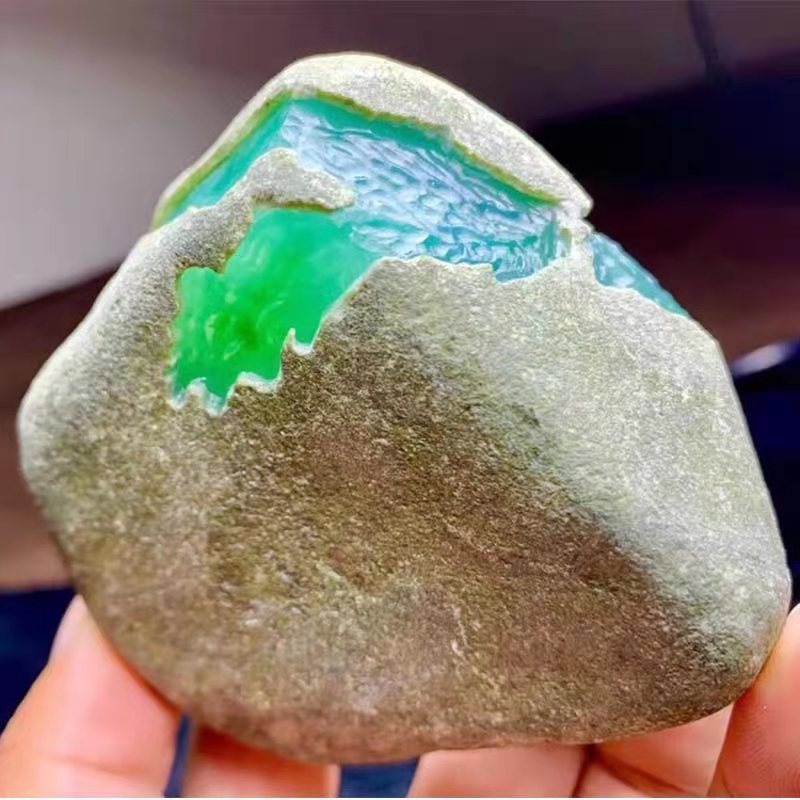 缅甸翡翠|缅甸翡翠原石场口表现