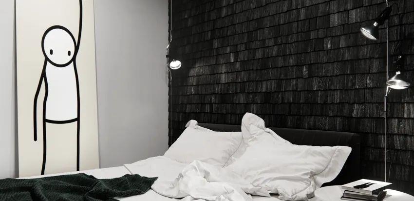 45㎡大开间的逆袭,森系与工业风的碰撞,这颜值炸了!