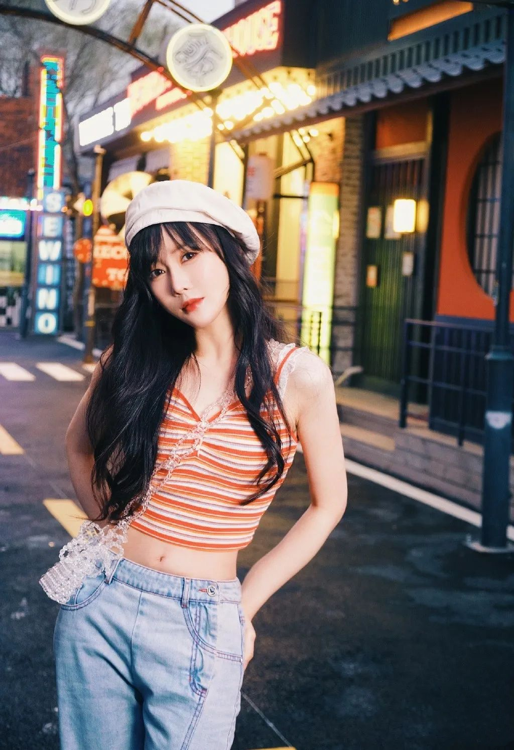 90后|温果希，甜美可爱的90后潜力小花