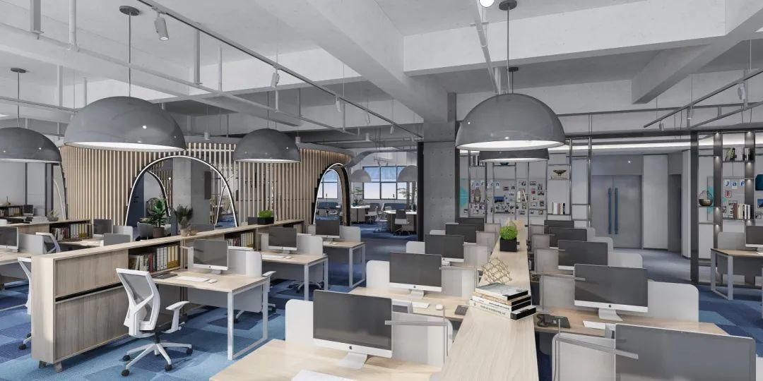 办公室|广东办公室装修设计案例-970平米企业办公空间