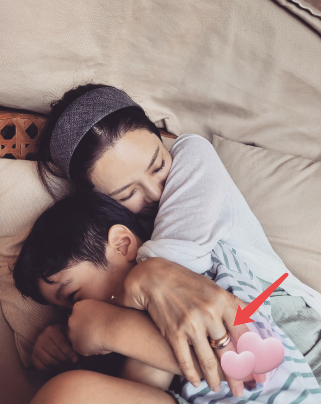 蔡琳|蔡琳为儿子庆生，高梓淇遥送祝福，女方无名指戴戒指疑有新恋情！