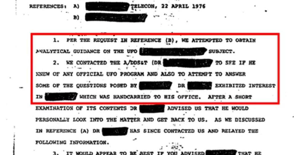 原来外星人是真的存在! 美国CIA700多份UFO文件被公开