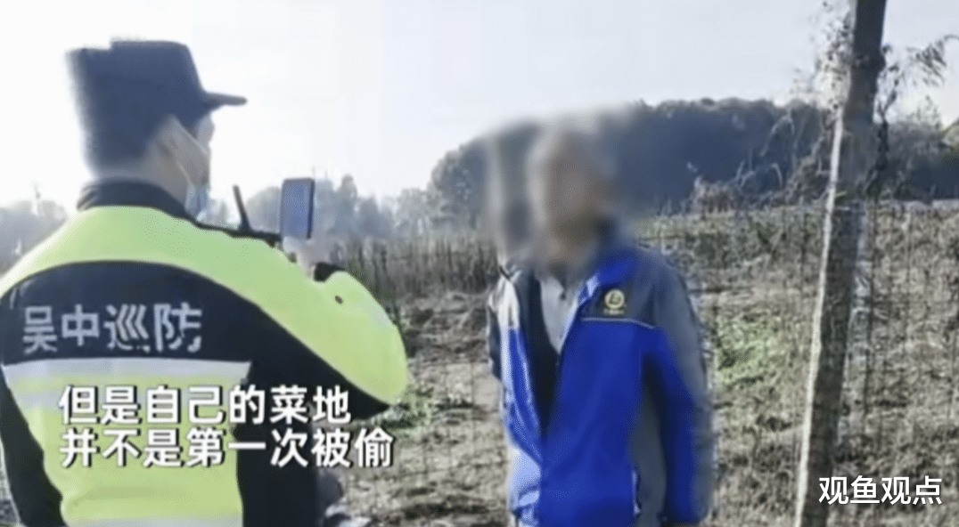江苏一老人偷菜被抓住，耍横叫嚣“报警就报警，我70多拘不了”