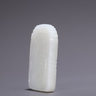 |旧藏·和田玉蝙蝠童子玉牌