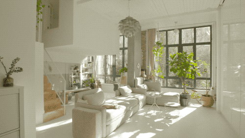 装出惊艳400万人的家后，她又花70万，在村子里装修了一个纯白小院