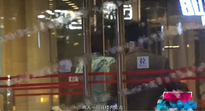 张蓝心|腿精张蓝心疑恋情曝光！深夜与男子回家，腿长及其腰间身高差距大