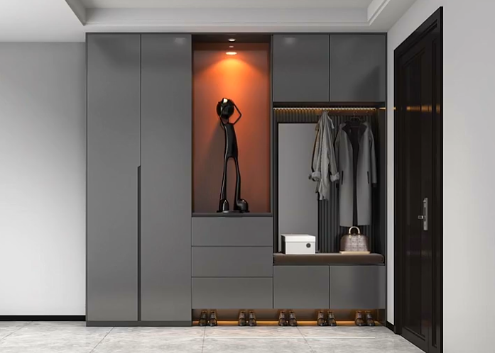 八款超炫超酷玄关柜设计。照着装准没错!