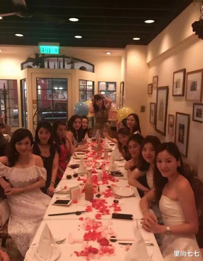 李念生日太隆重，众阔太闺蜜穿礼服亮相，她穿豹纹裙成主角