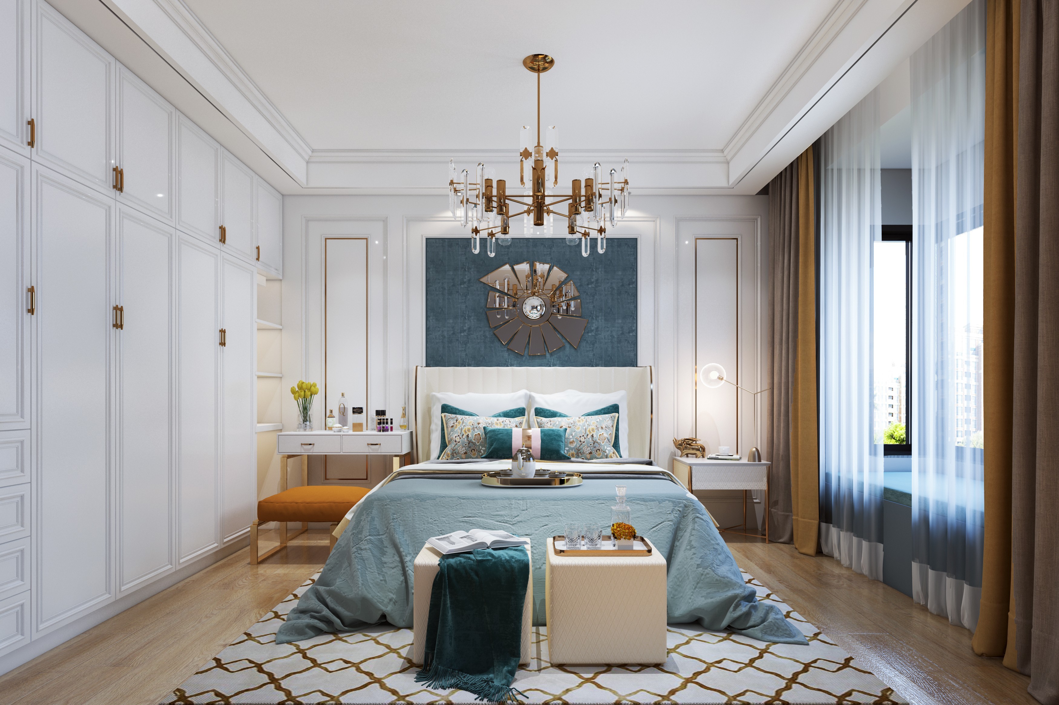 现代轻奢风客厅如何搭配?颜色恰到好处,特别喜欢这样的客厅!