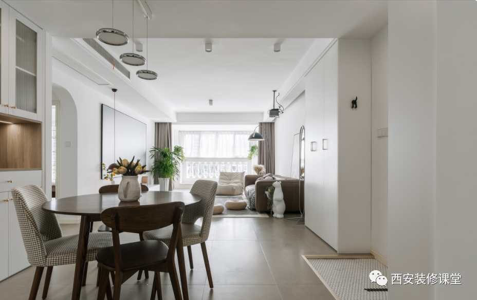 110㎡二手房改造,两室现代混搭