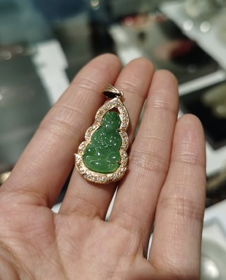 翡翠|老翡翠观音