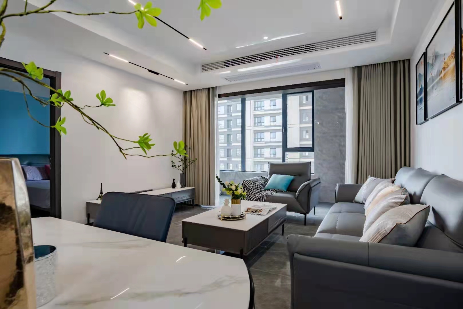 107㎡现代风,极致化利用空间,邻居:我家看起来怎么没有这么大