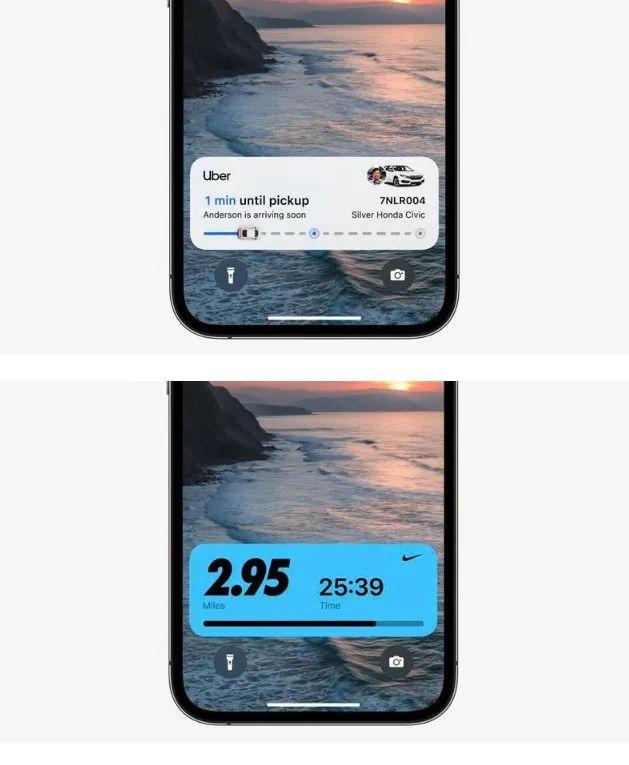 iPhone|iPhone 14锁屏支持“实时活动”，可显赛事比分