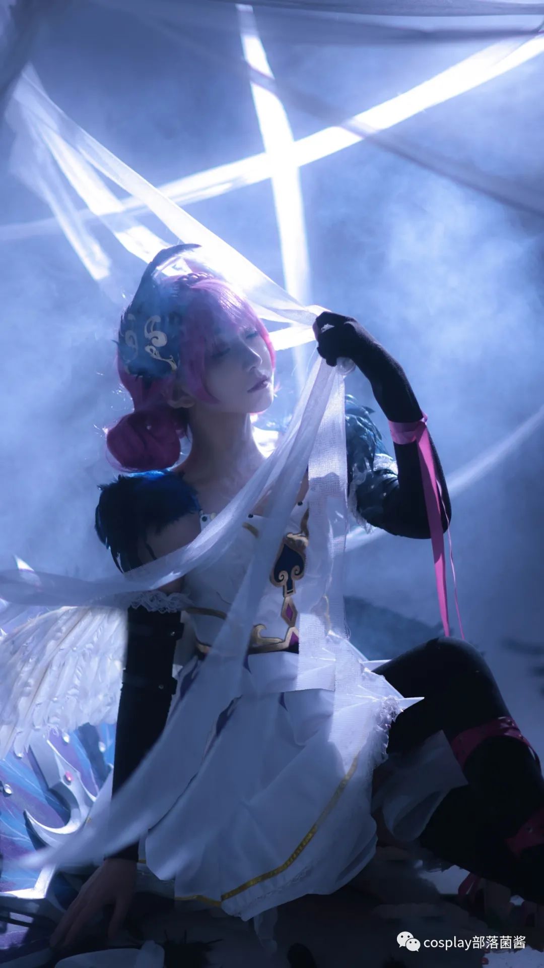 |cos：王者荣耀小乔天鹅之梦cos正片@蓝璃