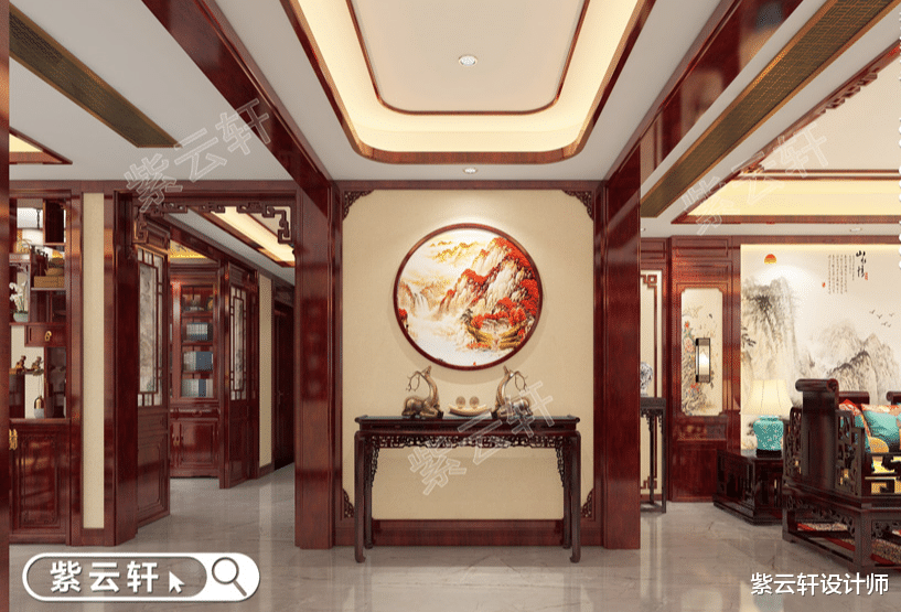 如此惊艳绝伦的中式别墅装修更显传统韵味