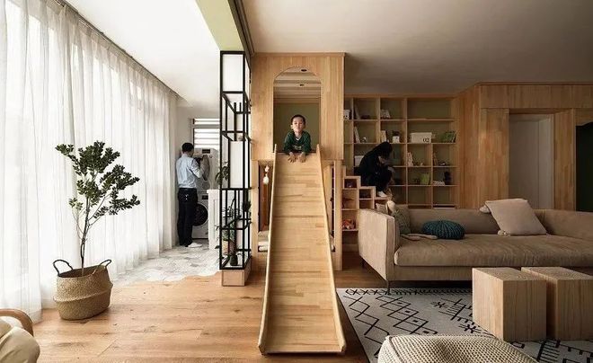 他将儿童乐园“搬进”居室,完工效果太惊艳,美得像电影场景