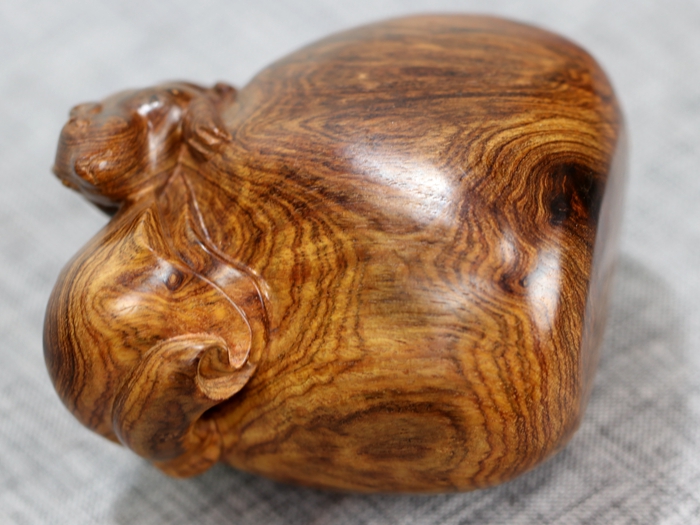 越南黄花梨|越南黄花梨手把件代代有钱