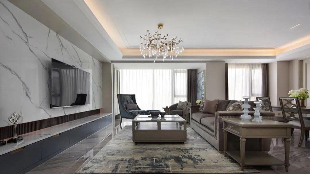 156㎡古朴欧式，草绿色韵构筑繁茂生机