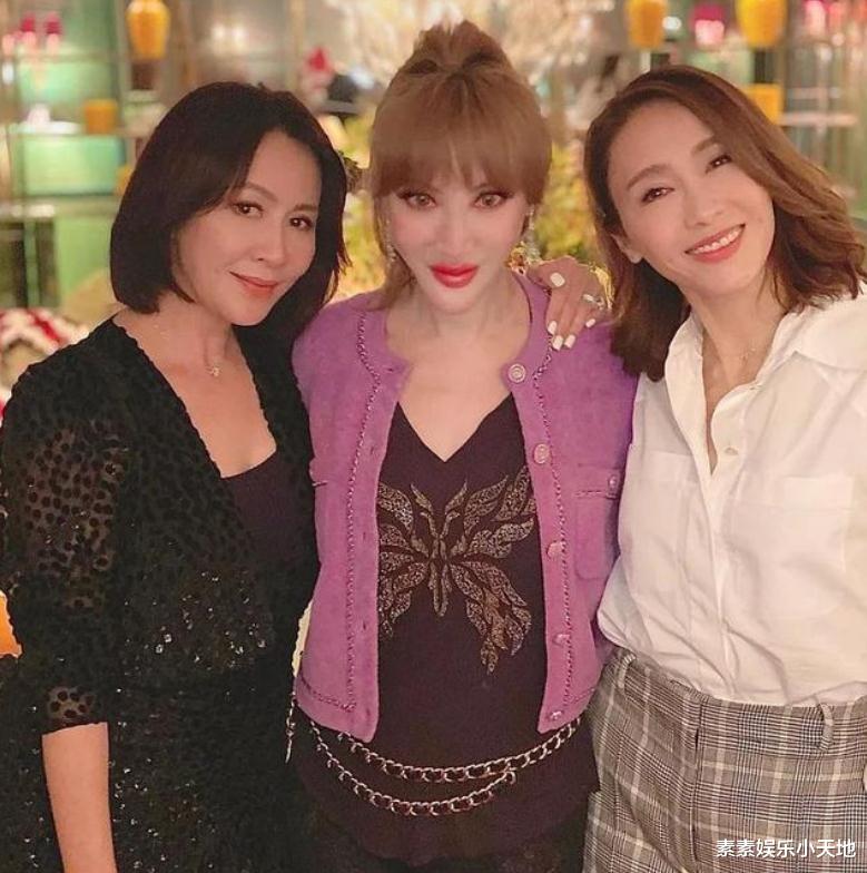 沈腾|黎姿和刘嘉玲一起参加艺术展，两大女神同场比美气质优雅